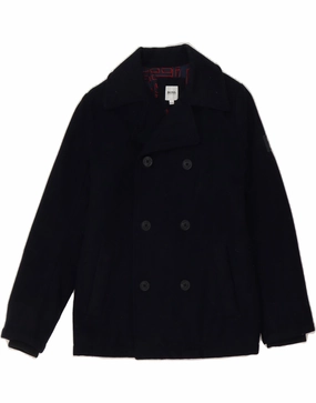 Budget - friendly Future HUGO BOSS Boys Pea Coat 9-10 Years Navy Blue Wool