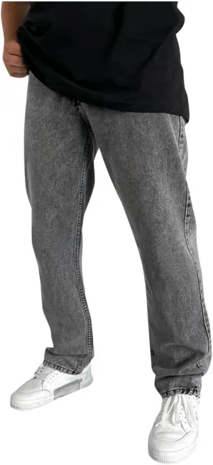 Vintage Jeans for Men Slim Fit Stretch Jeans Straight Fit Relaxed Fit Jeans Casual Denim Pants for Men