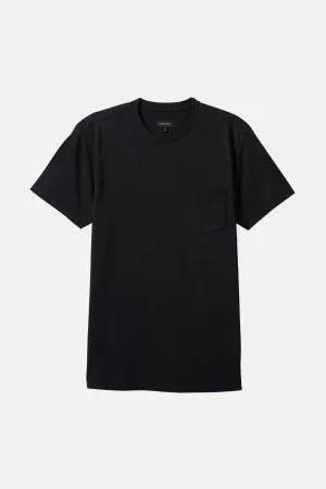 short sleeved Skin Friendly Blends Vintage Reserve S/S Pocket T-Shirt - Black Sol Wash