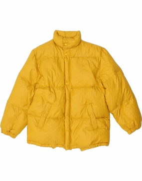 heirloom Likelihood VINTAGE Boys Padded Jacket 14-15 Years Yellow Polyester