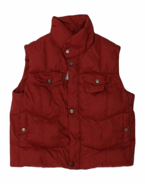 INVICTA Boys Padded Gilet 5-6 Years Red Polyamide Urban Edge