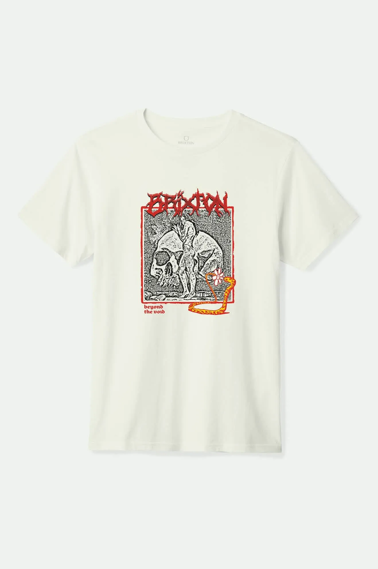 Easy Style Wear Stylish Void S/S T-Shirt - Off White Worn Wash