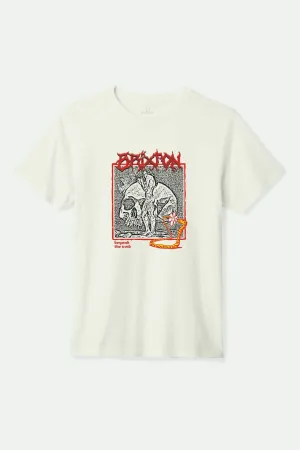Bold Comfort Personalized Void S/S T-Shirt - Off White Worn Wash