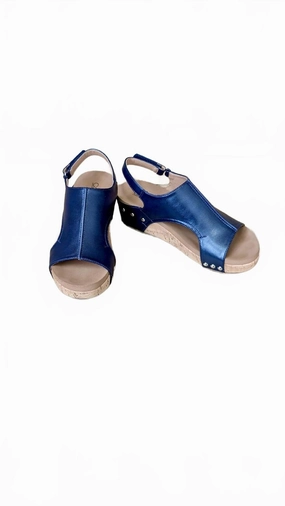 Volta Wedge Navy Long Hour