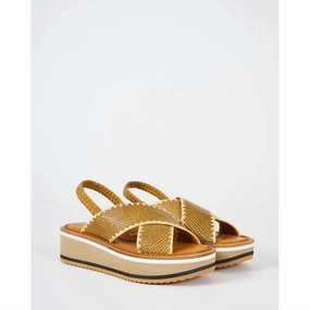 Walkable Height Slim Look Women's Freedosr Wedge In Dsrt Pytsde