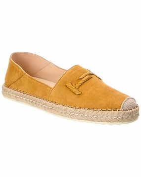 Retro Touch Relaxed Path TOD??s Gomma Suede Espadrille