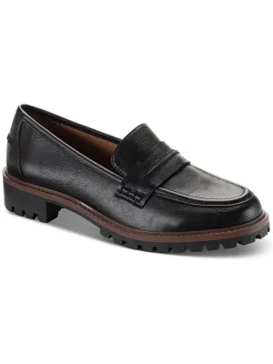 Wandaa Womens Faux Leather Slip-On Loafers Long Way