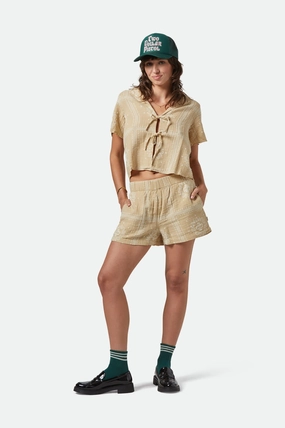 Sweat Resistant Coating stain resistant coating Wandering Short - Pale Khaki Bandana
