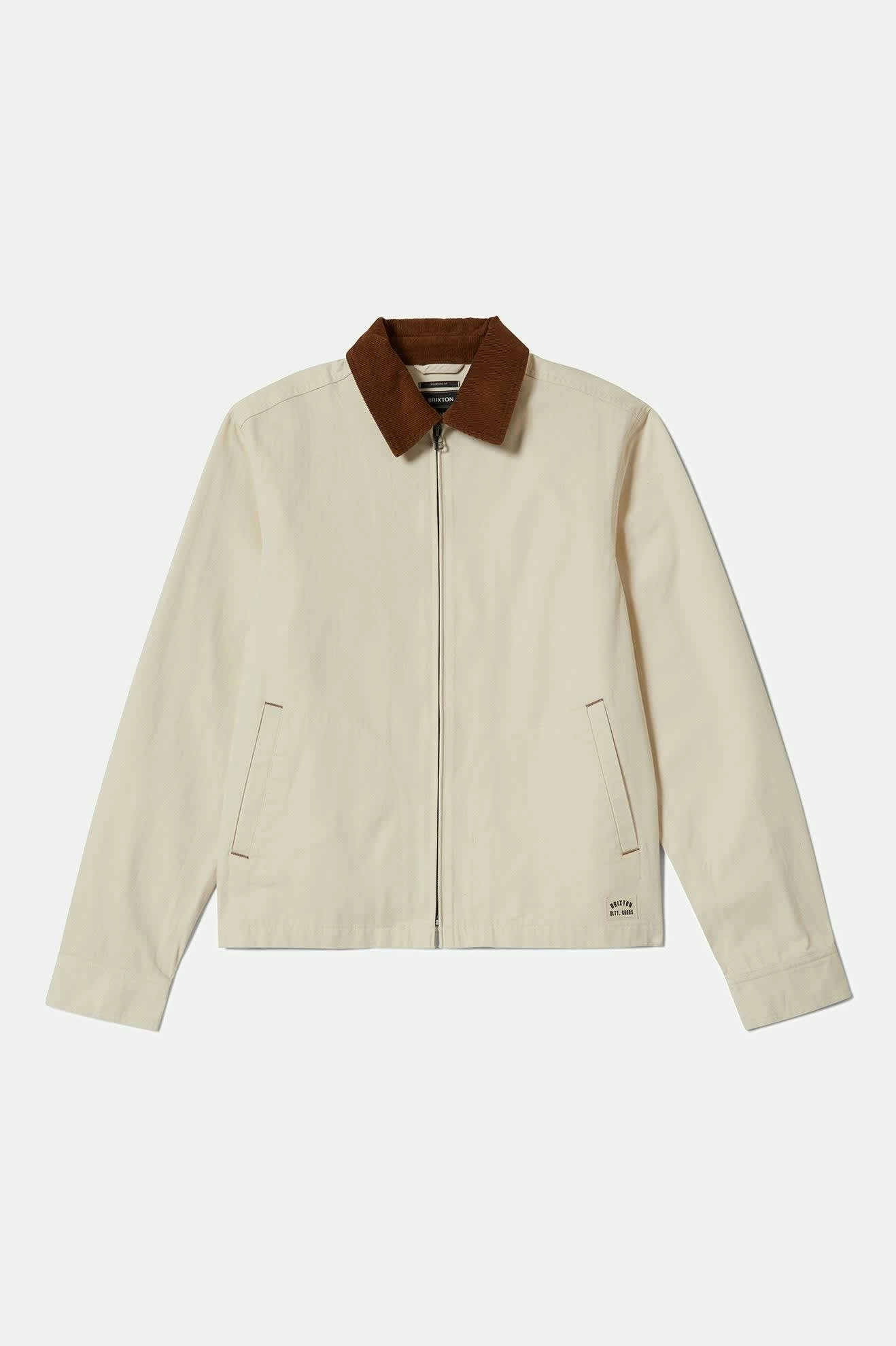 Dirt Repellent Surface Neutral Style Mechanic Garage Jacket - Whitecap