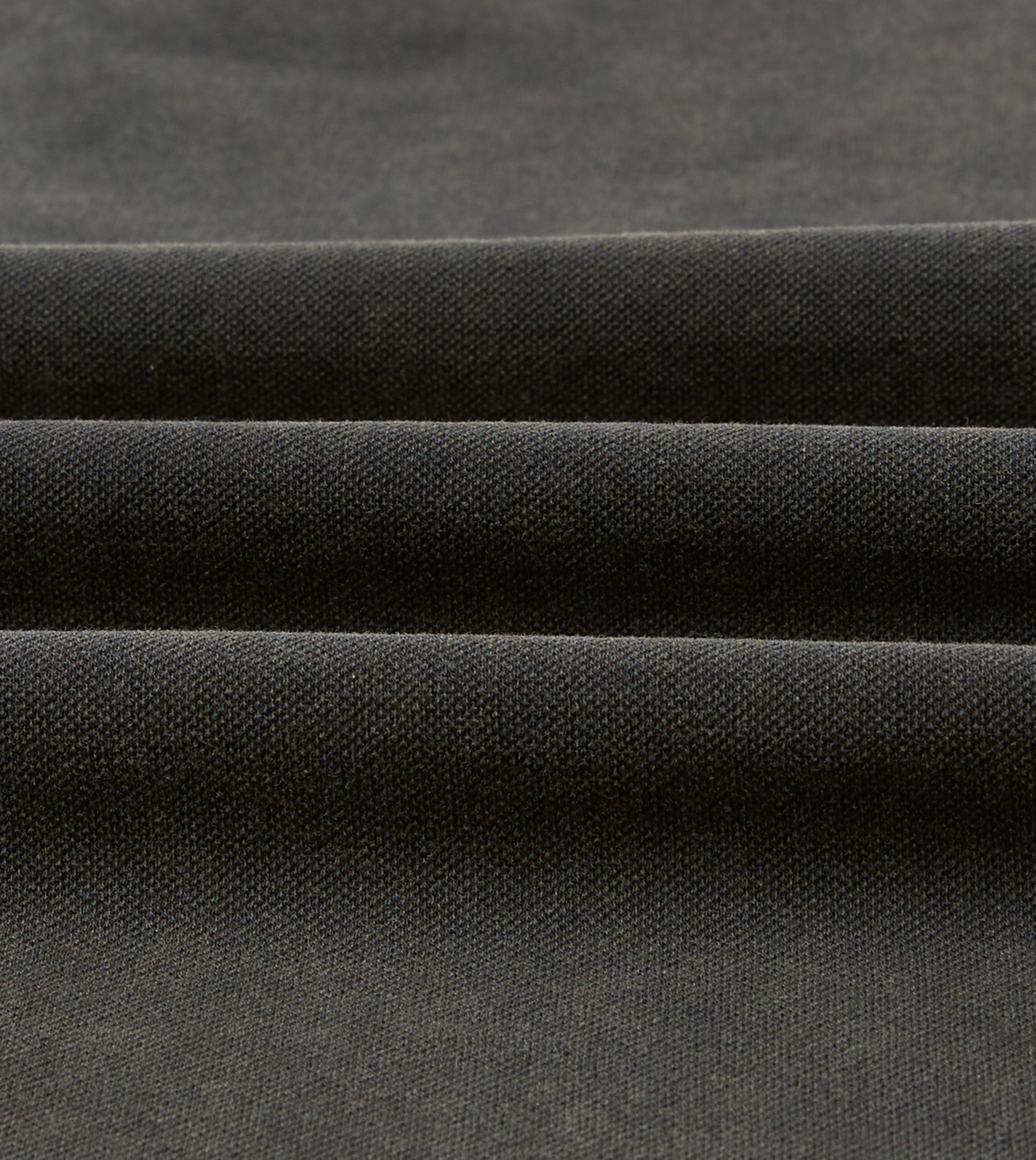 Washed Black Piqu?? Cotton Polo Shirt lanyard accents Cozy Protection