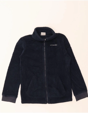 Adaptive Fit Urban Motion COLUMBIA Boys Fleece Jacket 14-15 Years Large  Navy Blue Polyester