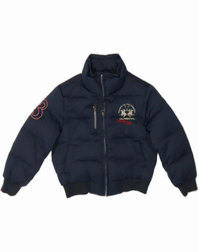 Short-sleeved LA MARTINA Boys Graphic Padded Jacket 3-4 Years Navy Blue Polyamide