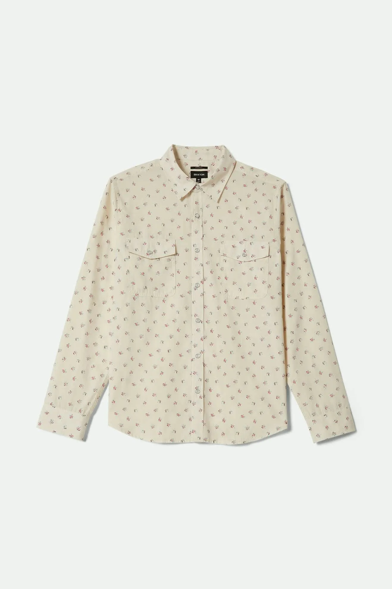 Wayne Western L/S Shirt - Whitecap Micro Perforated Texture