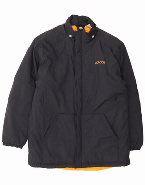 Versatile Gear Fall Ready ADIDAS Boys Graphic Windbreaker Jacket 15-16 Years Navy Blue Polyester