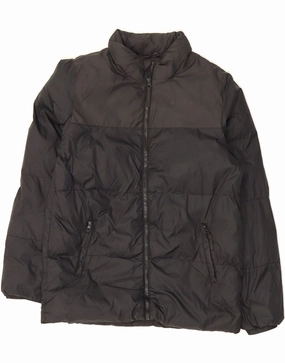 New Year's MOUNTAIN WAREHOUSE Boys Padded Jacket 13-14 Years Black Colourblock