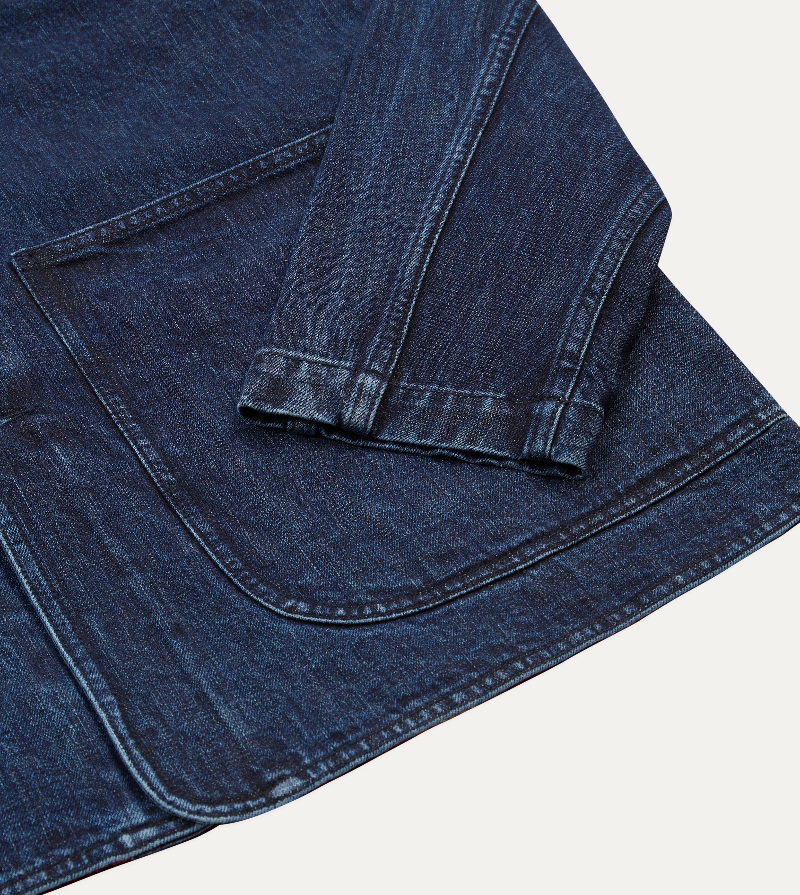 Indigo Wash Denim Field Jacket Rank