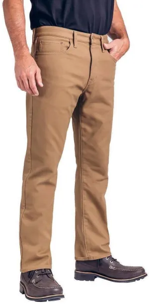 Weatherproof Vintage 1948 Fleece-Lined Jeans Classic Straight Leg (38W x 32L, Tan)