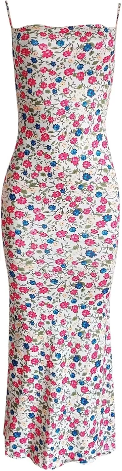 Wedding Guest Outfit Long Spring Dresses for Women 2025 Summer Floral Graduation Dresses Sundresses Hawaiian Dress