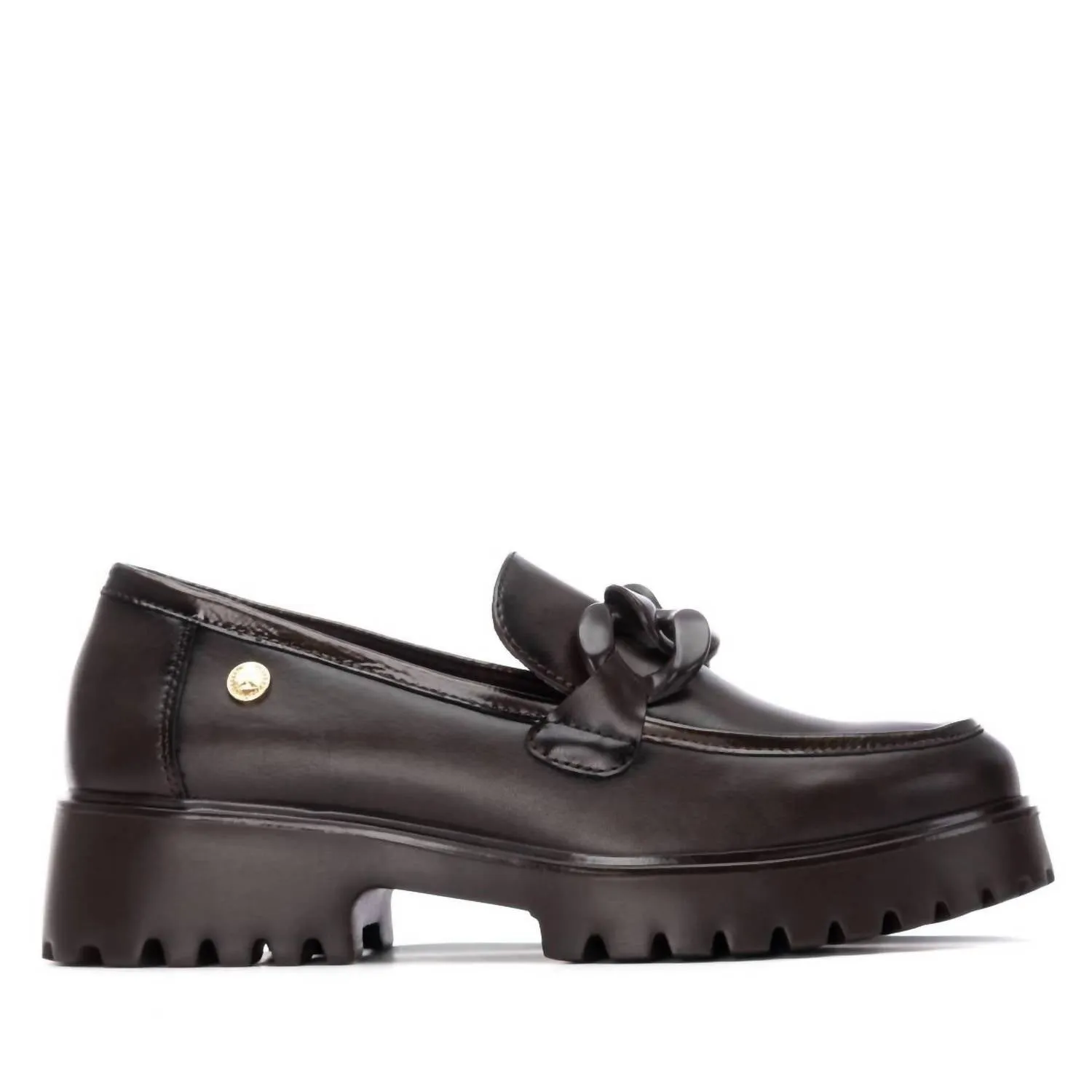 Women's 144491 Round Toe Shoes In Brown Daily Hold
