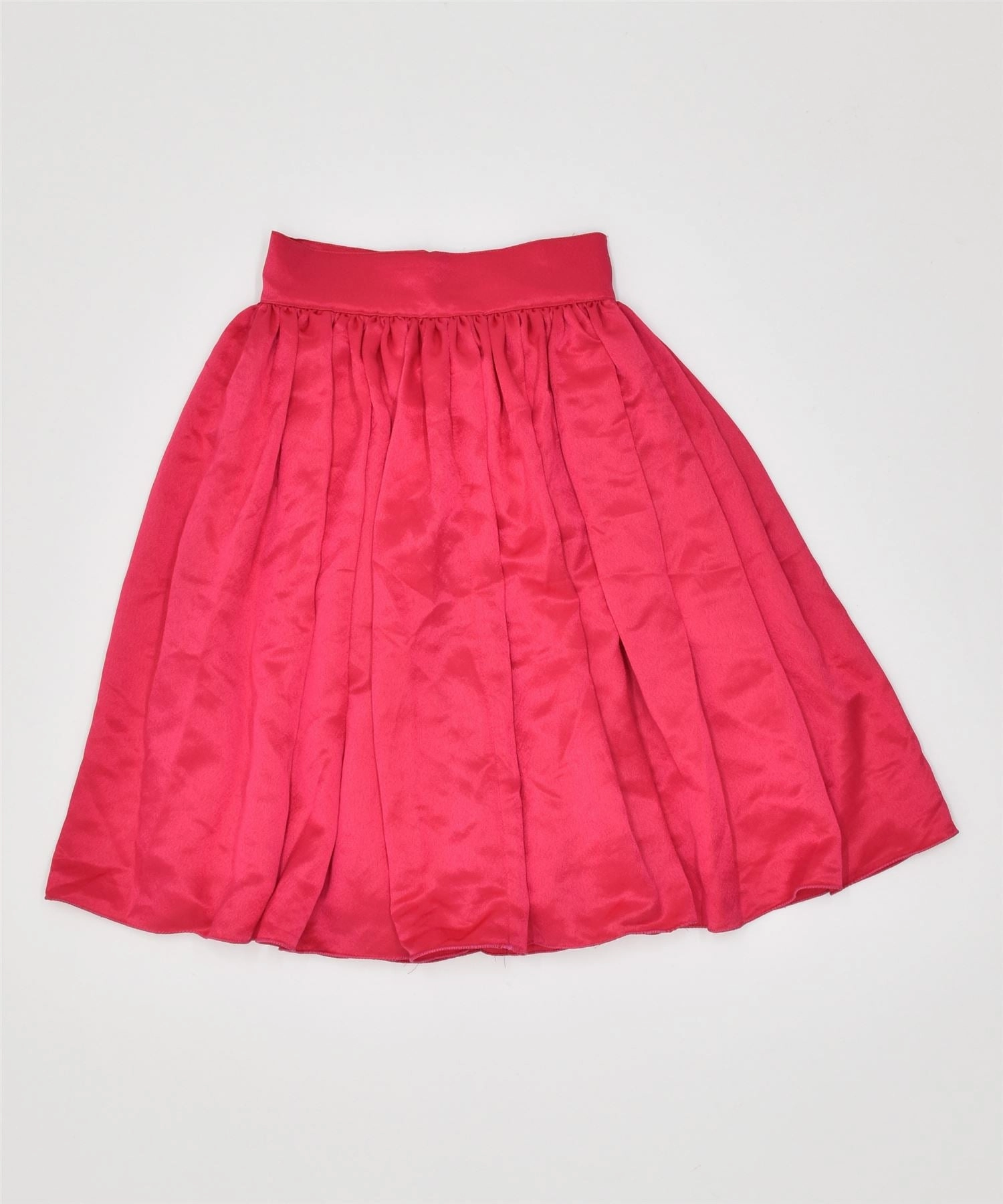 Statement-Piece Simple Profile VINTAGE Girls Flared Skirt 10-11 Years W20 Pink
