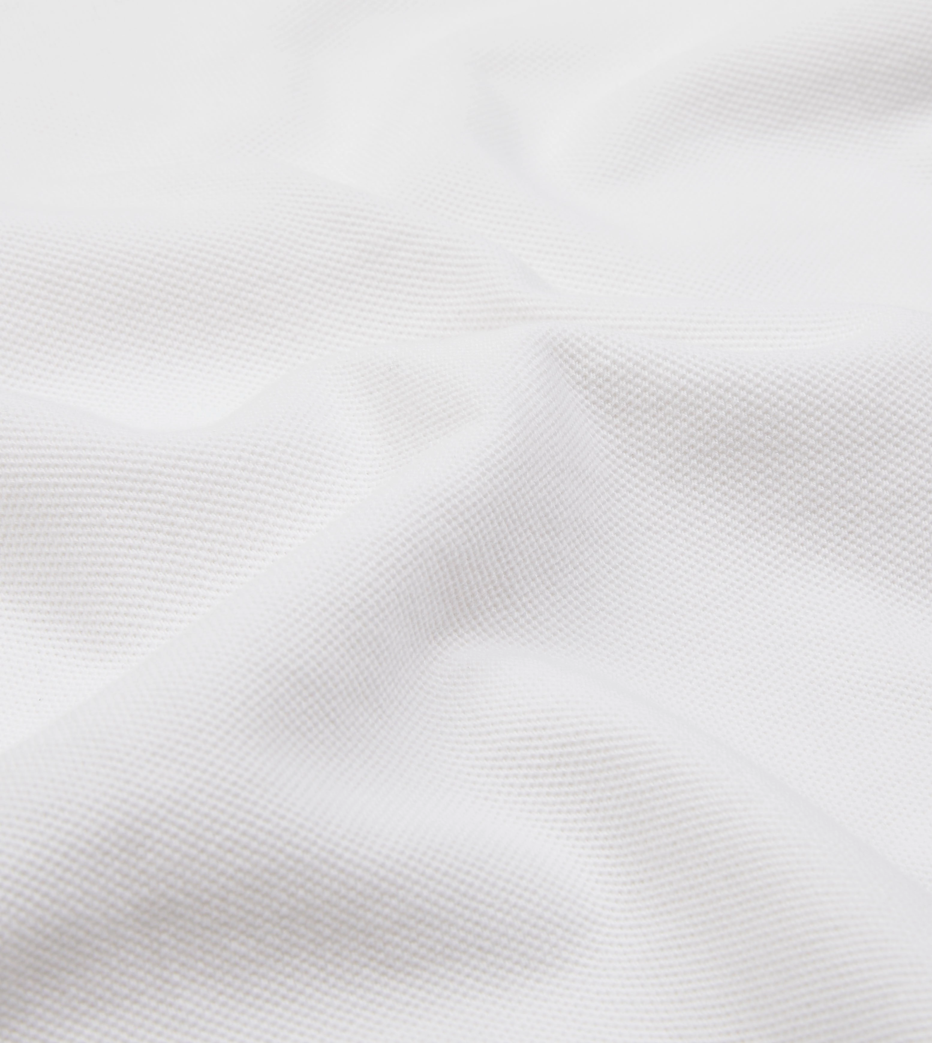 Anti Odor White Piqu?? Cotton Polo Shirt