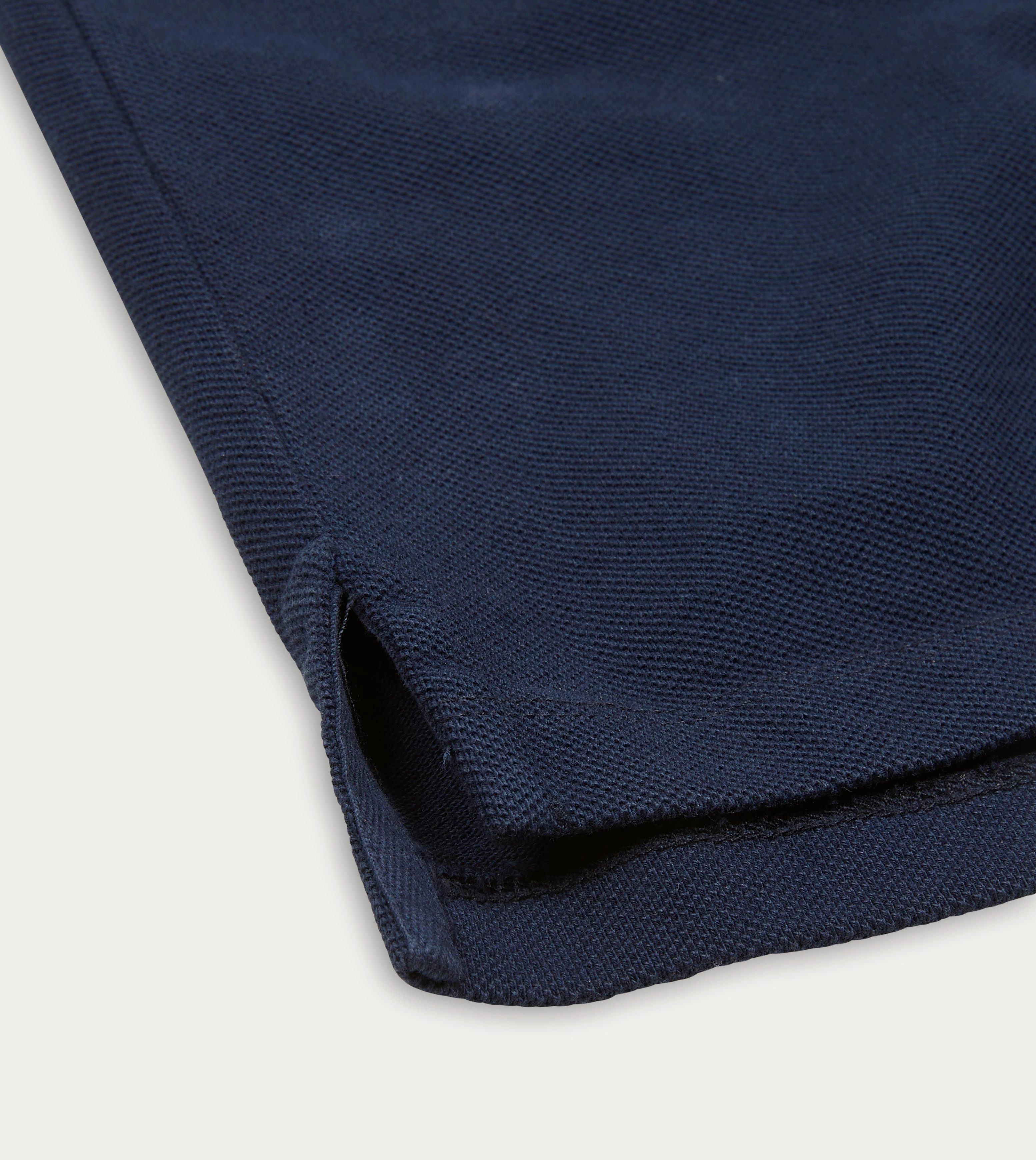 Navy Piqu?? Cotton Polo Shirt product concert wear energy kids'