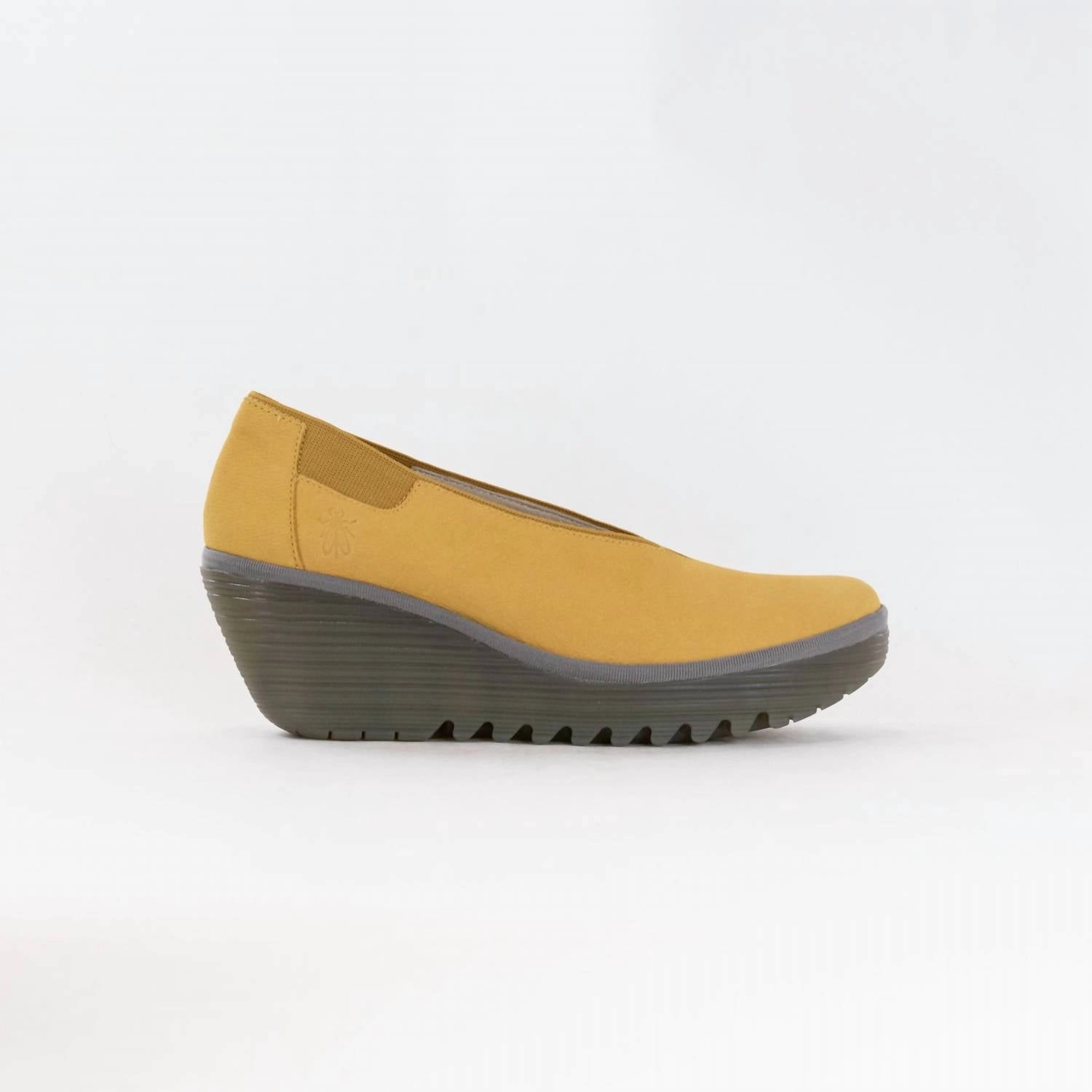 Women's Wedge Heeled Shoes In Bumblebee Fashion Accent