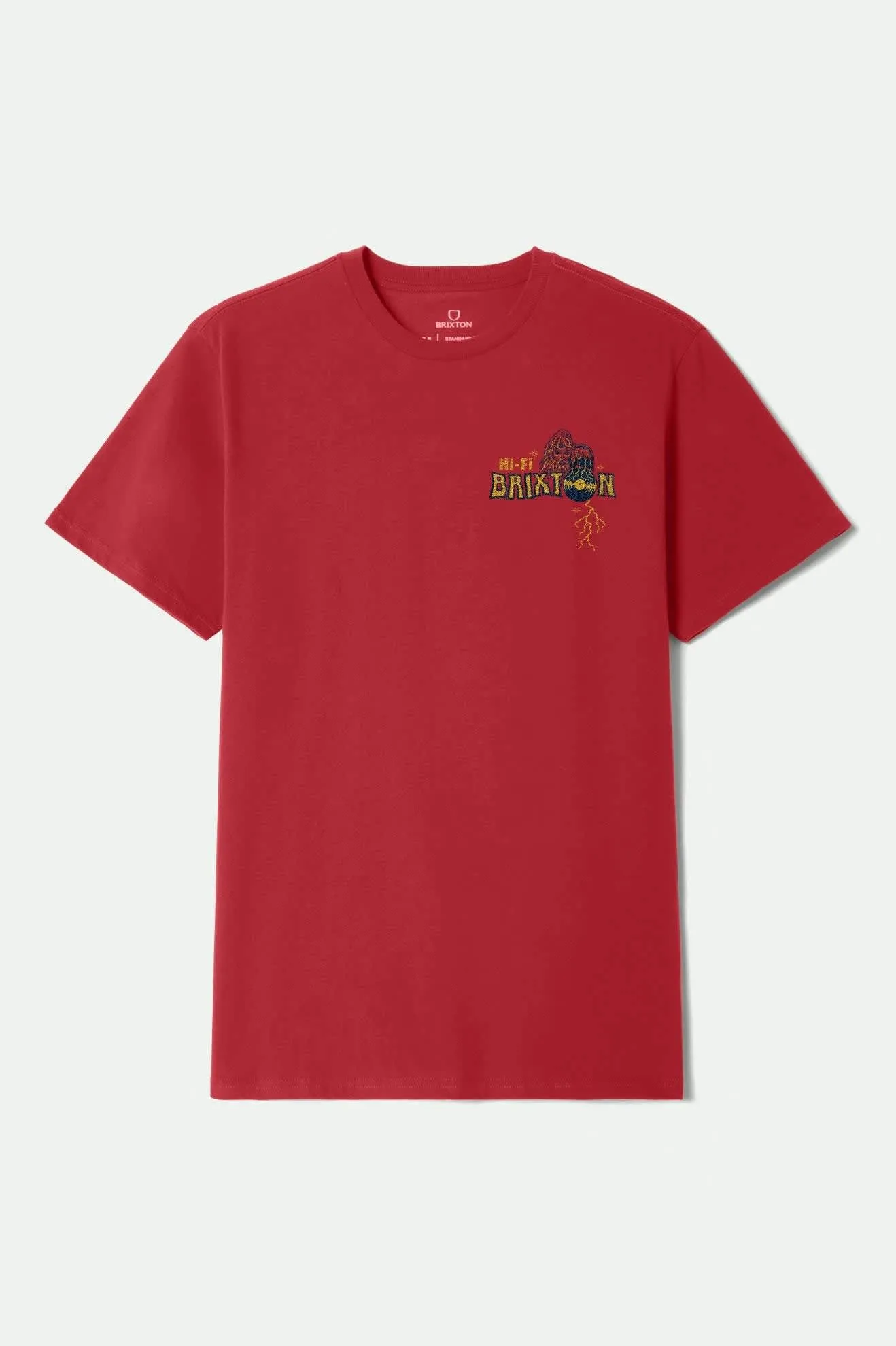 Simple and Chic Maddox S/S Standard T-Shirt - Fuji Red
