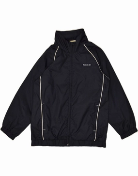 REEBOK Boys Bomber Jacket 14-15 Years Navy Blue suitable for individual sports