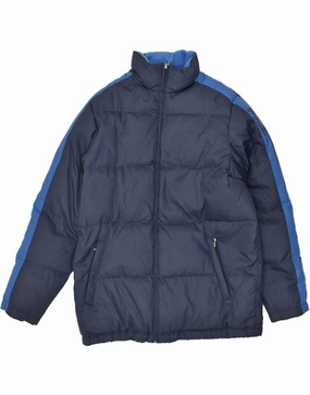 FILA Boys Padded Jacket 15-16 Years XL Navy Blue Polyamide Road Trip