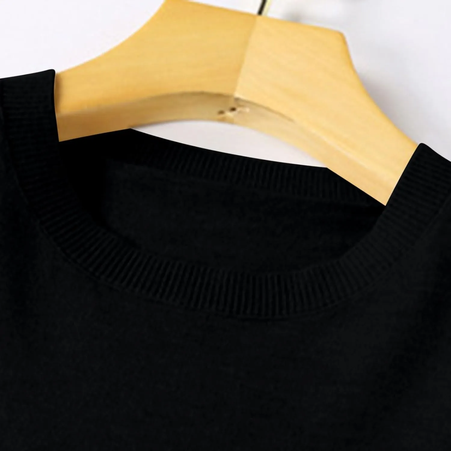 Wkishenl Cashmere Sweaters for Women Long Sleeve Crewneck/V-Neck Knit Pullover Classic Solid Shirts Fall Fashion Clothes 2024