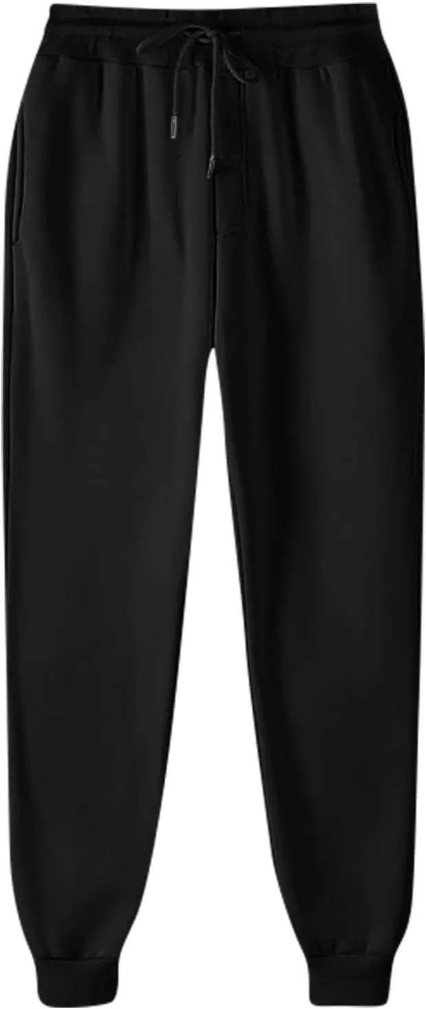Women Baggy Sweatpants Fleece Cinch Bottom Joggers Pants High Waisted Elastic Athletic Fit Comfy Lounge Trousers