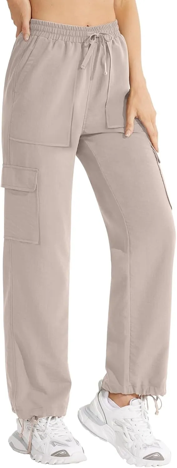 Women Baggy Sweatpants for Girls Teen high Waisted y2k Workout Joggers 2024 Cargo Pants Drawstring Bottoms Lounge