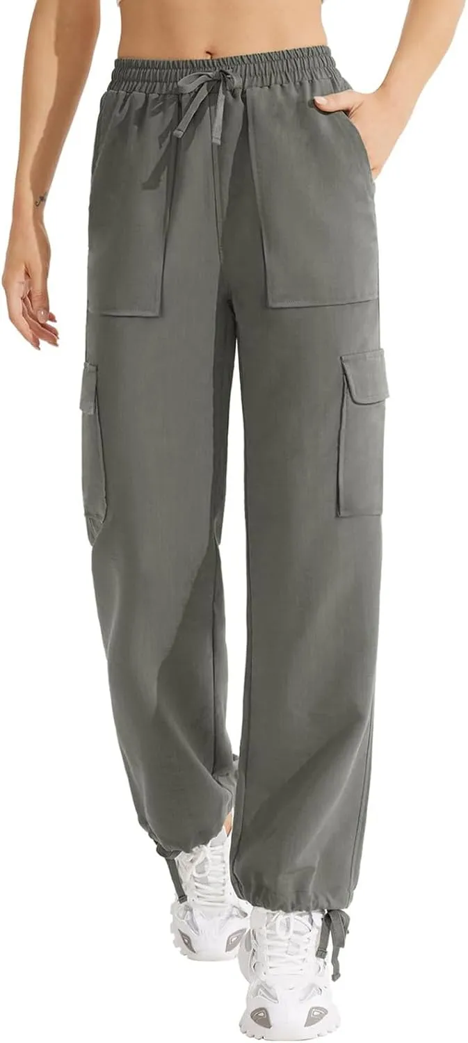 Women Baggy Sweatpants for Girls Teen high Waisted y2k Workout Joggers 2024 Cargo Pants Drawstring Bottoms Lounge