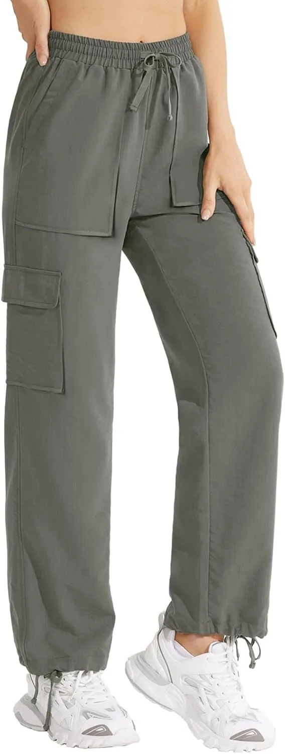 Women Baggy Sweatpants for Girls Teen high Waisted y2k Workout Joggers 2024 Cargo Pants Drawstring Bottoms Lounge