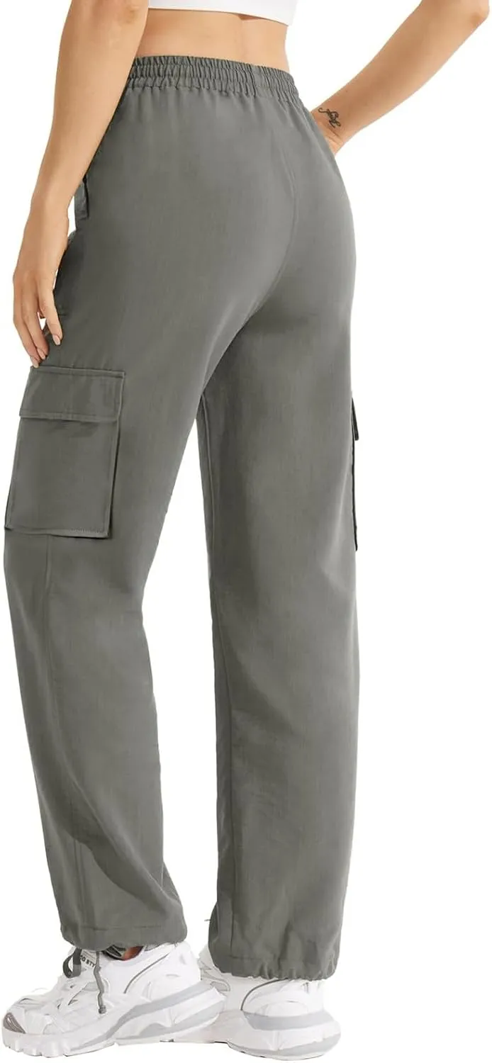 Women Baggy Sweatpants for Girls Teen high Waisted y2k Workout Joggers 2024 Cargo Pants Drawstring Bottoms Lounge
