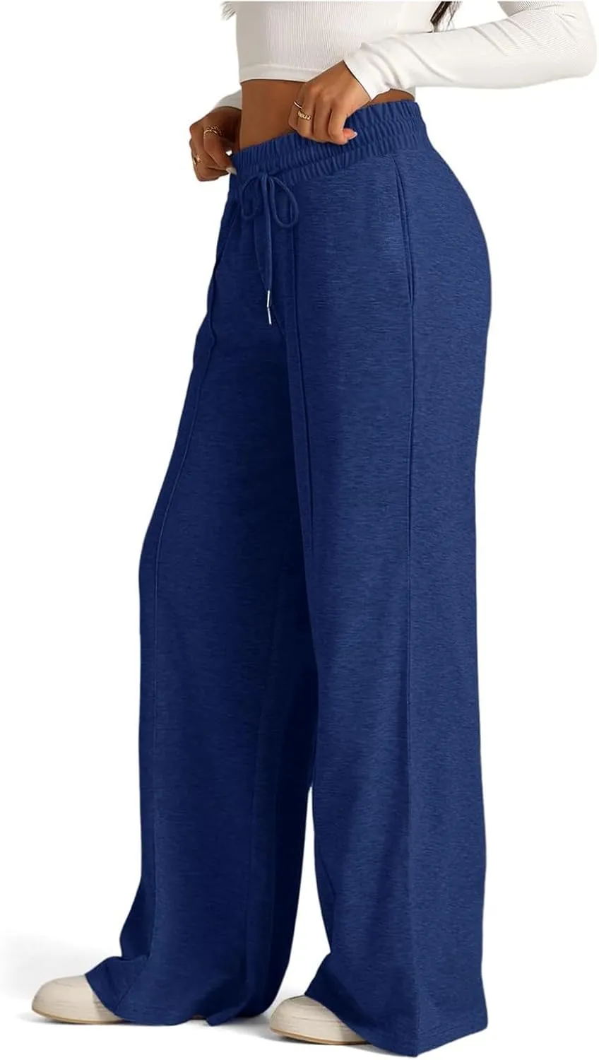Women Baggy Sweatpants for Girls Teen Plus Size Petite Joggers Streetwear Pockets 2024 Straight Fleece Cargo Pants