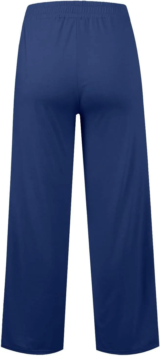 Women Baggy Sweatpants for Girls Teen Plus Size Petite Joggers Streetwear Pockets 2024 Straight Fleece Cargo Pants