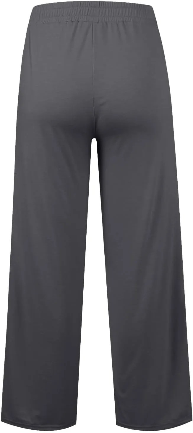 Women Baggy Sweatpants for Girls Teen Plus Size Petite Joggers Streetwear Pockets 2024 Straight Fleece Cargo Pants