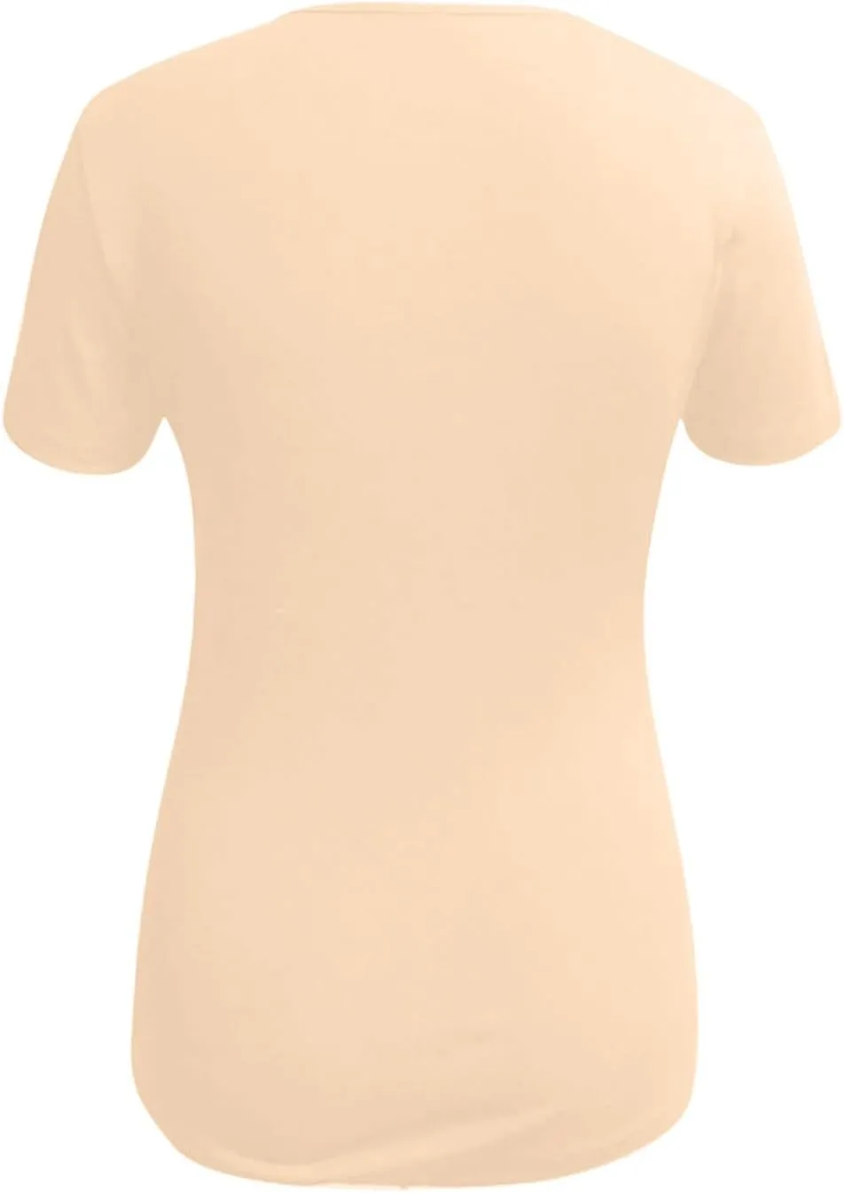 Women Casual Tops Women's V Neck T Shirts Womens Basic T-Shirts Short Sleeve Summer Tops Slim Fit Tees Clothing