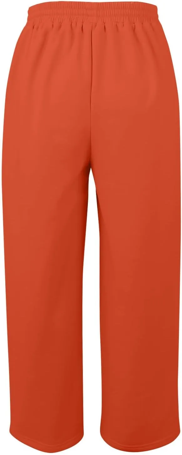 Women Fleece Warm Sweatpants Cargo Pants Active high Waisted Joggers Casual Baggy Lounge Pants with Trendy Pockets
