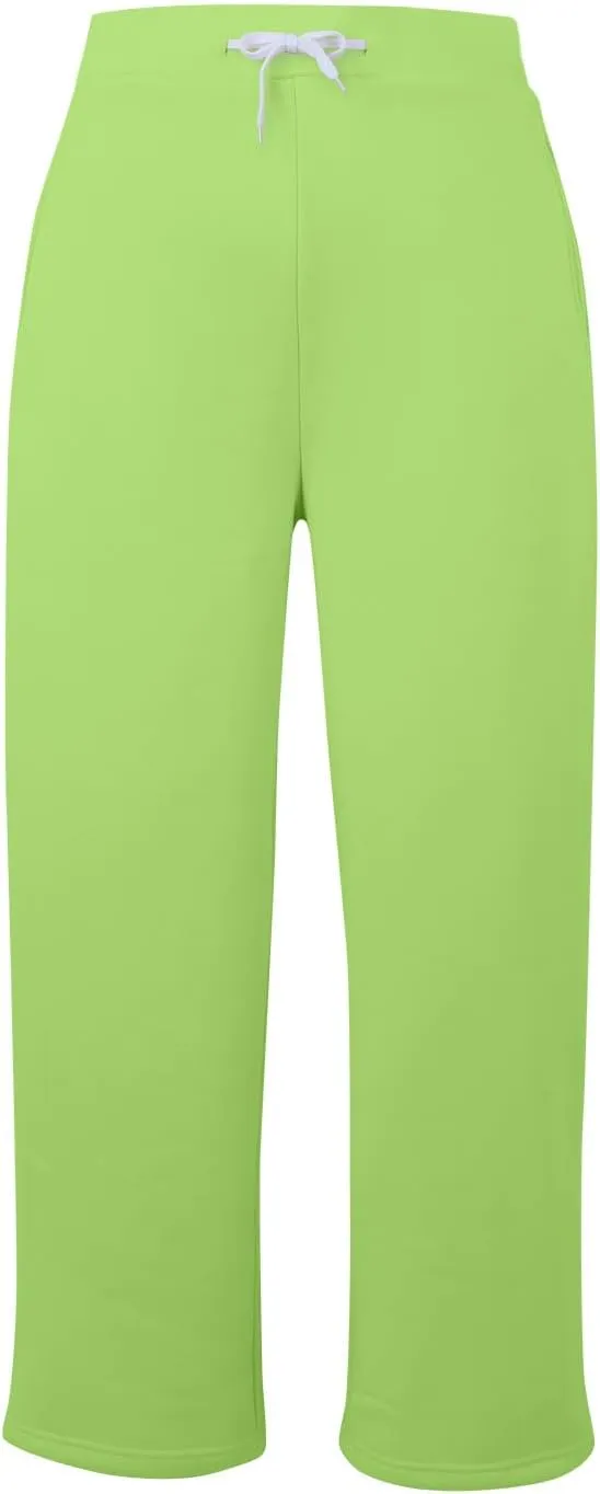 Women Fleece Warm Sweatpants Cargo Pants Active high Waisted Joggers Casual Baggy Lounge Pants with Trendy Pockets
