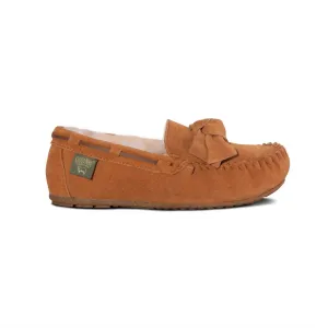 Business Trip Women Scarlet Moccasin In Chestnut