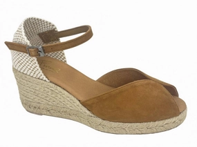 Women 116_5 Espadrille In Chestnut Toe Ease