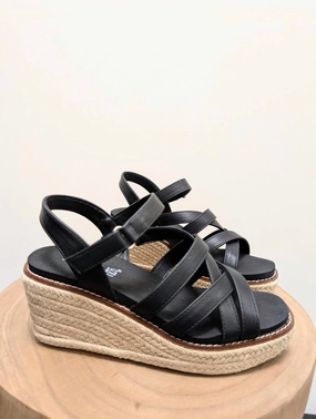 Women All Nighter Wedge In Black Statement Movement Soft Footfall