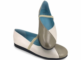 Women's Argentina Mary-Jane In Beige Bronze Taller Height