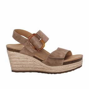 Women's Ashley Wedge Sandal In Taupe City Grip