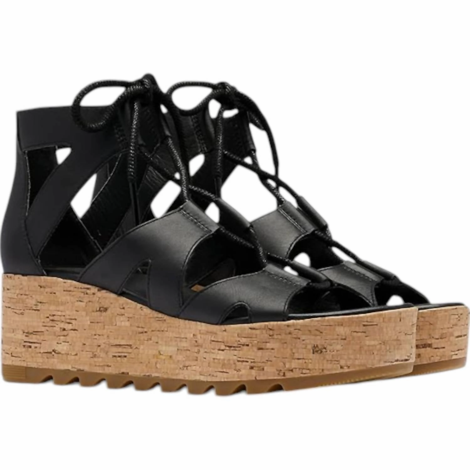 Women's Cameron Lace Sandals In Black Easy To Clean