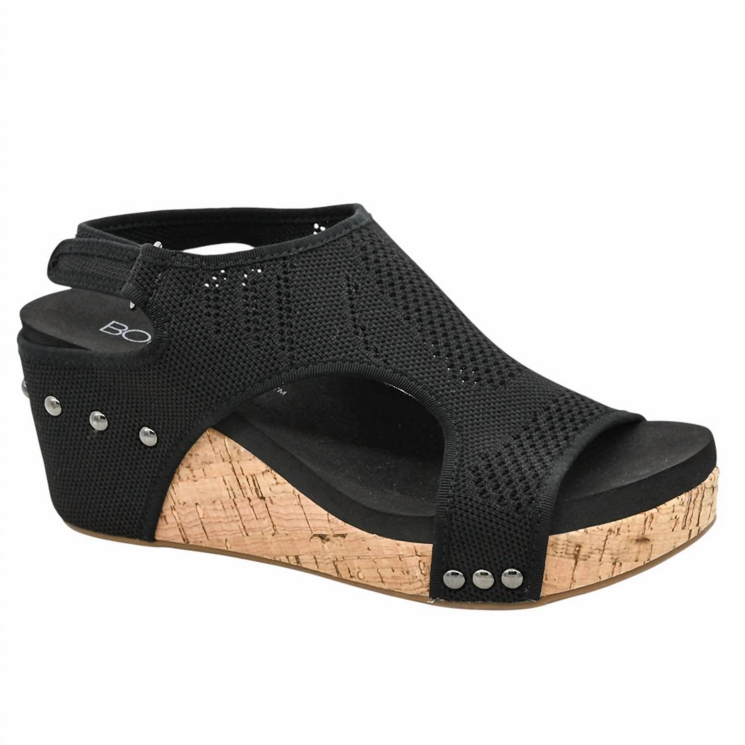 pack light Form Boost Women's Carley Knit Sandals In Black