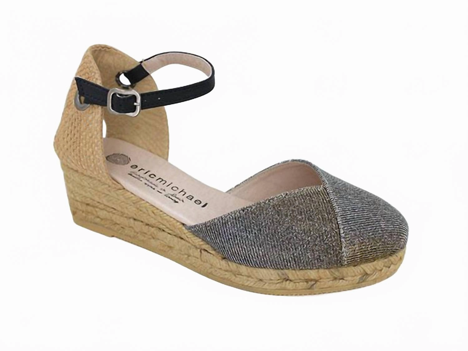 Grip Sure Low Rise Women's Copa Espadrille In Metal